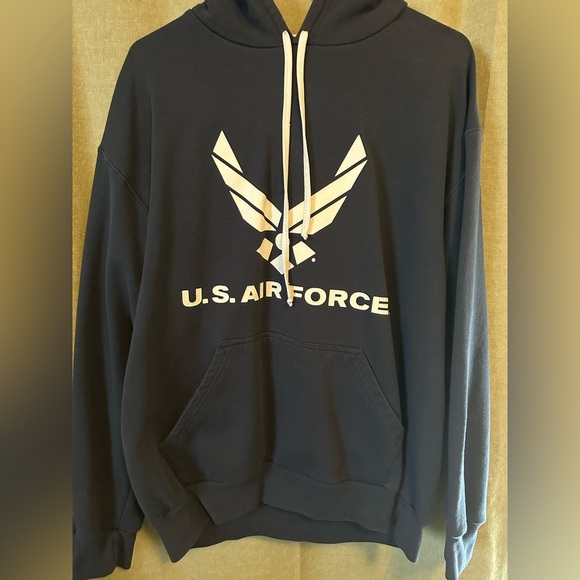 U.S. Air Force: Navy Blue Pull Over Hoodie - Picture 1 of 3